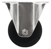 Roulette fixe PVC noir - Ø 8 cm - 70 kg - Brico Dépôt