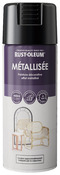 Aérosol métallisée 400ml noir intérieur & extérieur - Brico Dépôt