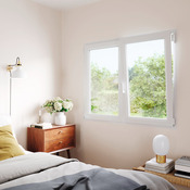 Fenêtre PVC blanc oscillo-battante 2 vantaux h.195 x l.100 cm - GoodHome - Brico Dépôt