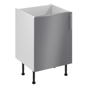 Meuble bas "Dorice" anthracite mat l.60 x h.72 x p.57 cm 1 porte - Brico Dépôt