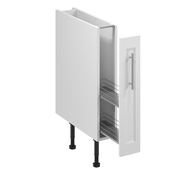 Meuble bas "Florie" blanc mat l.15 x h.72 x p.57 cm 1 porte coulissante - Brico Dépôt