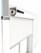 Volet roulant solaire + commande radio blanc H. 215 x L.240 cm - Brico Dépôt