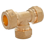 Té égal bicône pour tube cuivre Ø14 - Somatherm - Brico Dépôt