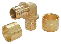 Lot de 2 raccords coudé égal à glissement pour tube PER Ø12 - Somatherm - Brico Dépôt