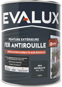 Peinture extérieure métal 0,5 L anthracite brillant - Evalux - Brico Dépôt