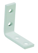 Équerre de renfort en acier laqué blanc 50 mm - Brico Dépôt