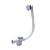 Vidage pour baignoire - Chrome - Wirquin - Brico Dépôt