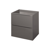 Meuble sous vasque à suspendre gris taupe Idalie L. 60 x H. 60 x P. 45 cm - Cooke and Lewis - Brico Dépôt