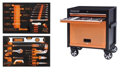 Servante + Set de 83 outils - MAGNUSSON - Brico Dépôt