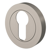 Rosace "Oric" avec trou pour cylindre - Effet inox - Cooke and Lewis - Brico Dépôt