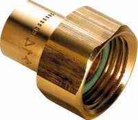 Raccord 2 pièces à souder, écrou femelle 1/2 sur tube Ø 14 mm - Addax - Brico Dépôt