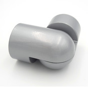 Connecteur d'angle arrondie ajustable ⌀8 cm x H. 4 cm - Brico Dépôt