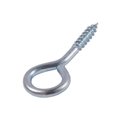 Boite de 2 kg de pitons à œil  à visser 3 x 45 mm en acier - Brenner - Brico Dépôt