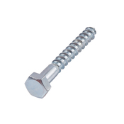 Boite de 2 kg de tirefonds tête hexagonale 8 x 50 mm acier au carbone - Brenner - Brico Dépôt