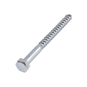 Boite de 2 kg de tirefonds tête hexagonale 8 x 140 mm acier au carbone - Brenner - Brico Dépôt