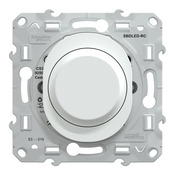 Variateur de lumière universel "Ovalis" blanc - Raccordement 2 fils - Brico Dépôt