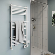 Sèche-serviettes "Natha" mixte blanc - 459 W - Brico Dépôt