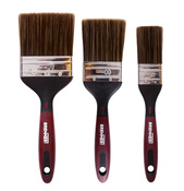 Lot de 3 pinceaux plats bois et métal multisurface - Brenner - Brico Dépôt