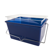 Seau à peinture 7 L en plastique bleu - Brenner - Brico Dépôt