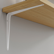 Équerre emboutie blanc - P.350 x H.400 mm - Brico Dépôt