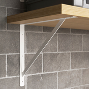 Équerre renforcée blanche "Utim" P. 400 x H. 350 mm - Cooke and Lewis - Brico Dépôt