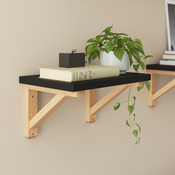 Tablette noire 30 cm x Ep. 18 mm "Rabella" - Cooke and Lewis - Brico Dépôt