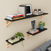 Tablette noire 118 cm x Ep. 18 mm "Rabella" - Cooke and Lewis - Brico Dépôt