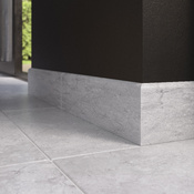 Plinthe pour carrelage de sol intérieur "Hildas" gris - l. 7 x L. 34 cm - Brico Dépôt