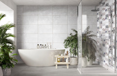 Carrelage mur intérieur "LIBRA" gris - 25 x 40 cm - Brico Dépôt