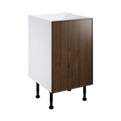 Meuble bas "Heline"noyer mat l.50 x h.72 x p.57 cm 1 porte - Brico Dépôt