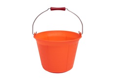 Seau orange fluo sans œillets - 11 L - Brico Dépôt