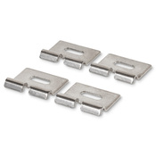 Lot de 4 fixations murales en métal inoxydable - Marque BLOOMA - Brico Dépôt