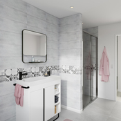 Carrelage "ABBY" blanc - l.20 x L.50 cm - Cooke and Lewis - Brico Dépôt