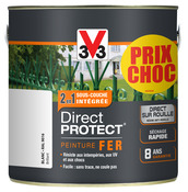Peinture Direct Protect Fer extérieure Blanc 2 L - V33 - Brico Dépôt