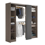 Kit Dressing imitation chêne grisé "Eklips 2" - H. 200 x L. 200 x P. 48 cm  - Cooke and Lewis - Cooke and Lewis - Brico Dépôt