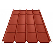 Tôle tuile R Area rouge 115,4 x 87 cm - BACACIER - Brico Dépôt