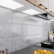 Carrelage mural "LEIA" gris moyen - l.20 x L.60 cm. - Cooke and Lewis - Brico Dépôt