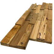 Lot de 5 plaques de parement bois - Brico Dépôt