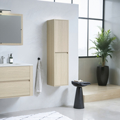 Colonne de salle de bain effet bois clair structuré FRAME - Brico Dépôt