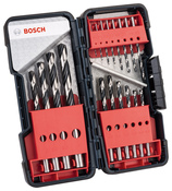 Coffret de 18 forets POINTTEQ ToughBox haute performance - Bosch - Brico Dépôt