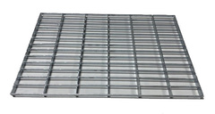 Tapis extérieur en acier galvanisé gris - 40x60 cm - Brico Dépôt