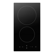Plaque de cuisson vitrocéramique 2 zones "Domino" 3300 W - 268 x 520 mm - Brico Dépôt