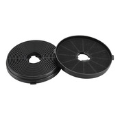 2 filtres à charbon pour hotte "CARBFLT135"  18 x 134 x 134 mm - Brico Dépôt