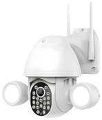 Caméra motorisé extérieure 5mp connectée + 2 phrases LED + carte 16GO - Brico Dépôt