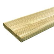 Lame de terrasse en pin vert - 21X120X3000 mm - Brico Dépôt