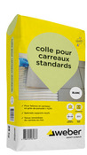 Colle pour carreaux standards blanc - sac 25KG - Weber - Brico Dépôt