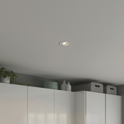 10 spots GU10 orientables 350LM 4000K argent - Brico Dépôt