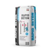 Béton d'ancrage à prise rapide sans malaxage "Rapid béton" - sac 25 kg - Brico Dépôt