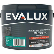 Peinture sol Base C Satin 2,5 L - Evalux - Brico Dépôt