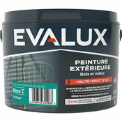 Peinture extérieure bois métal Base C Brillant 2,5 L - Evalux - Brico Dépôt